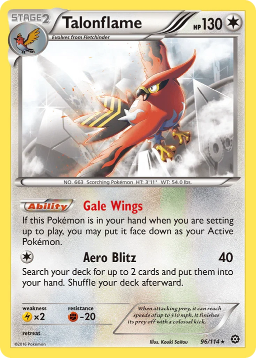 Talonflame (96/114) [XY: Steam Siege] - for just $0.15! 