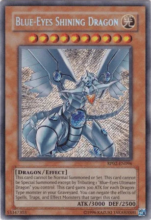 Blue-Eyes Shining Dragon [RP02-EN096] Secret Rare - for just $332! 