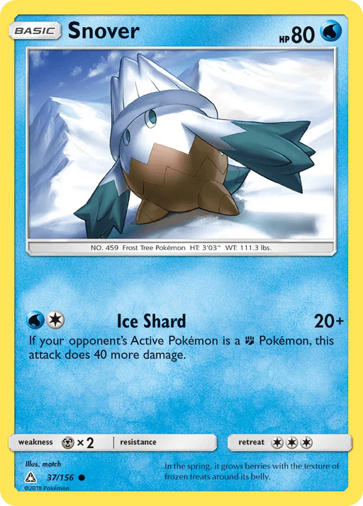 Snover (37/156) [Sun & Moon: Ultra Prism] - for just $0.10! 
