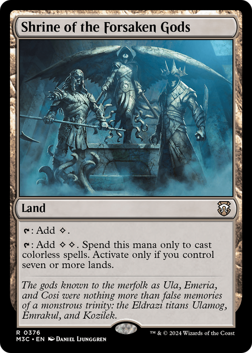 Shrine of the Forsaken Gods (M3C-376) - Modern Horizons 3 Commander - for just $0.08! 