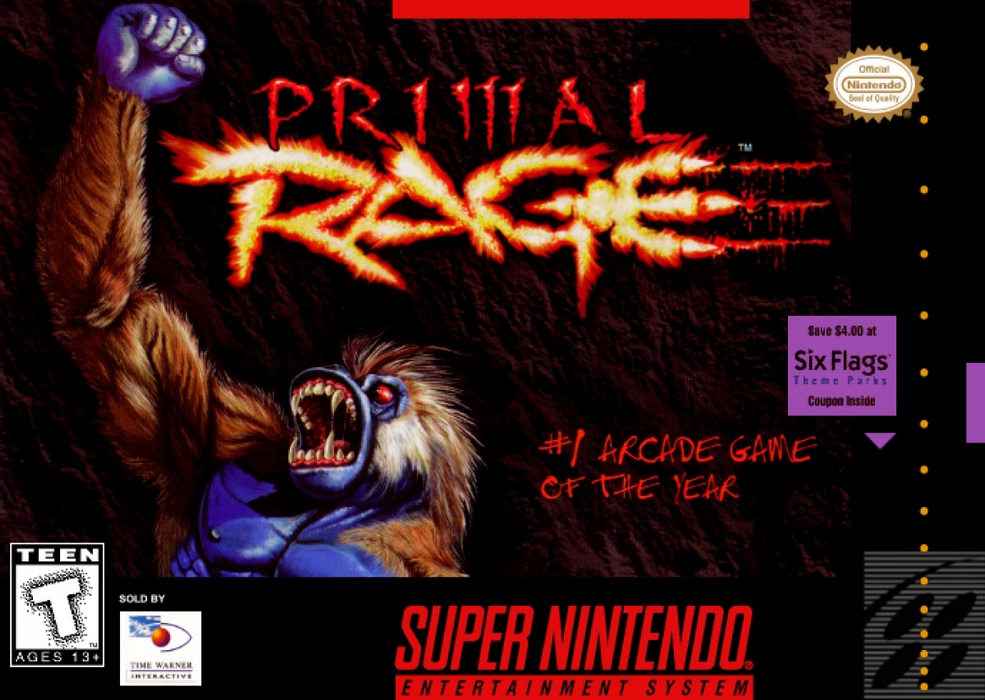 Primal Rage – Super Nintendo Entertainment System (SNES) - for just $13.99! 