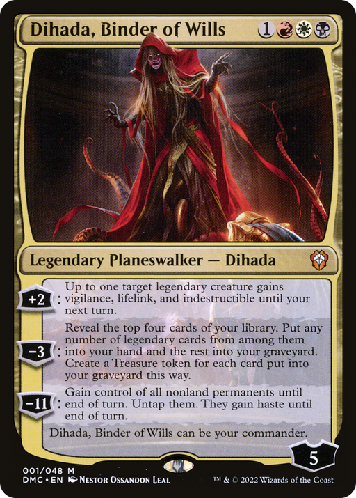 Dihada, Binder of Wills (DMC-001) - Dominaria United Commander - for just $4.37! 