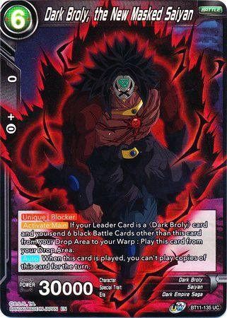 Dark Broly, the New Masked Saiyan (BT11-135) [Vermilion Bloodline 2nd Edition] - for just $0.10! 