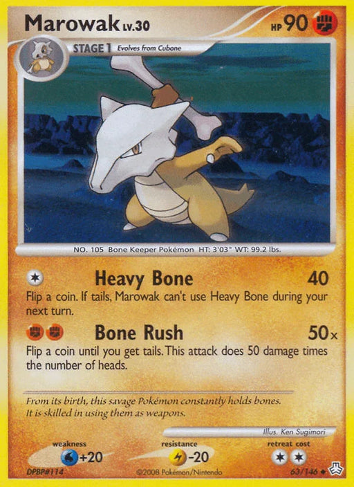 Marowak (63/146) [Diamond & Pearl: Legends Awakened] - for just $0.30! 