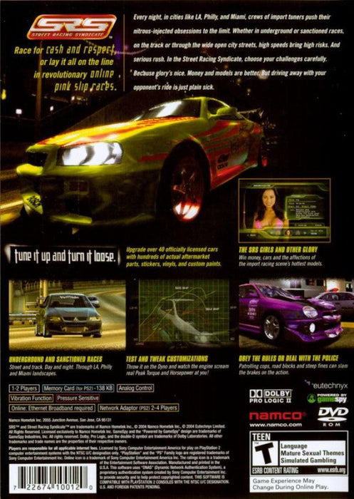 Street Racing Syndicate – PlayStation 2 (PS2) - for just $11.99! 