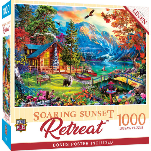 Retreats - Soaring Sunset 1000 Piece Jigsaw Puzzle - Premium 1000 Piece - Just $12.99! Shop now at Retro Gaming of Denver