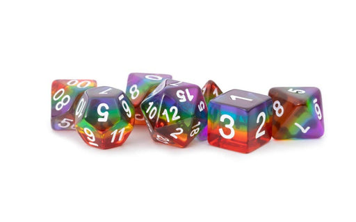 16mm Resin Polyhedral Set Colorful Set Assortment - for just $14.99! 