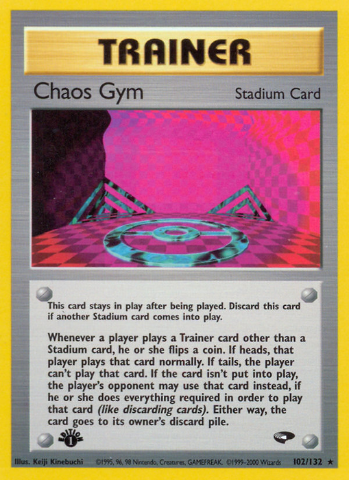 Chaos Gym (102/132) [Gym Challenge 1st Edition] - Just $2.85! Shop now at Retro Gaming of Denver