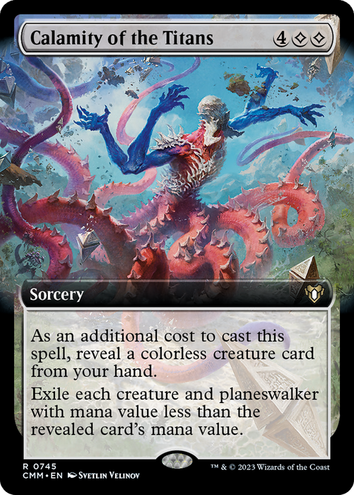 Calamity of the Titans (CMM-745) - Commander Masters: (Extended Art) - for just $1.19! 