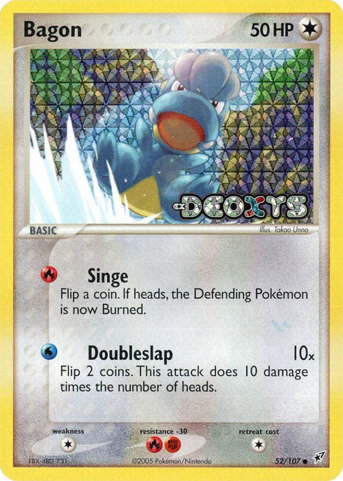 Bagon (52/107) (Stamped) [EX: Deoxys] - for just $4.80! 