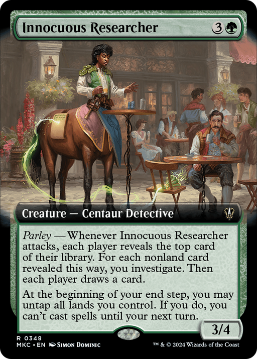 Innocuous Researcher (Extended Art) [Murders at Karlov Manor Commander] - Just $0.04! Shop now at Retro Gaming of Denver