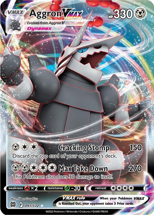 Aggron VMAX (097/172) [Sword & Shield: Brilliant Stars] - for just $1.05! 