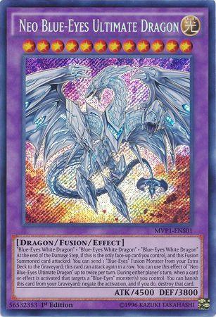 Neo Blue-Eyes Ultimate Dragon [MVP1-ENS01] Secret Rare - for just $3.10! 