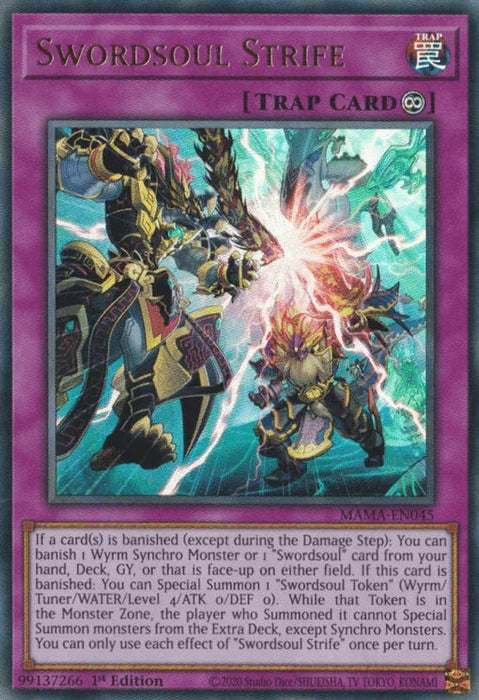 Swordsoul Strife [MAMA-EN045] Ultra Rare - for just $0.10! 