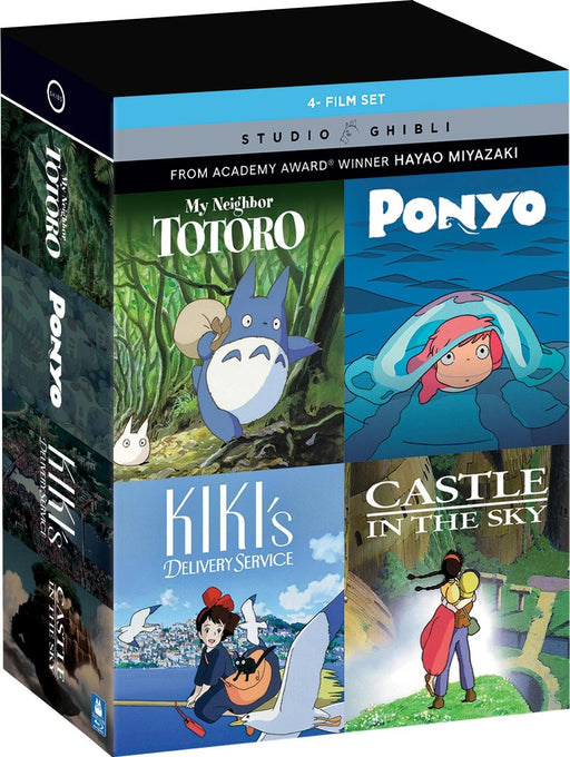 Limited Edition 4-Movie Studio Ghibli Collection: My Neighbor Totoro - Ponyo - Kiki's Delivery Service - Castle In The Sky (Blu-ray + DVD) - for just $47.99! 