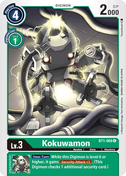 Kokuwamon [BT1-068] [Release Special Booster Ver.1.0] - Just $0.09! Shop now at Retro Gaming of Denver