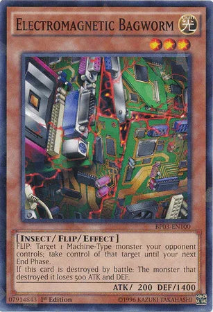 Electromagnetic Bagworm [BP03-EN100] Shatterfoil Rare - for just $0.10! 