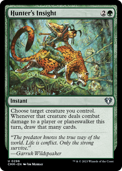 Hunter's Insight (CMM-296) - Commander Masters - for just $0.14! 