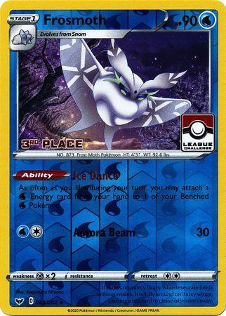 Frosmoth (064/202) (League Promo 3rd Place) [Sword & Shield: Base Set] - for just $0.75! 