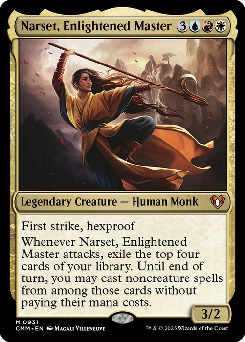 Narset, Enlightened Master (CMM-931) - Commander Masters - for just $0.15! 