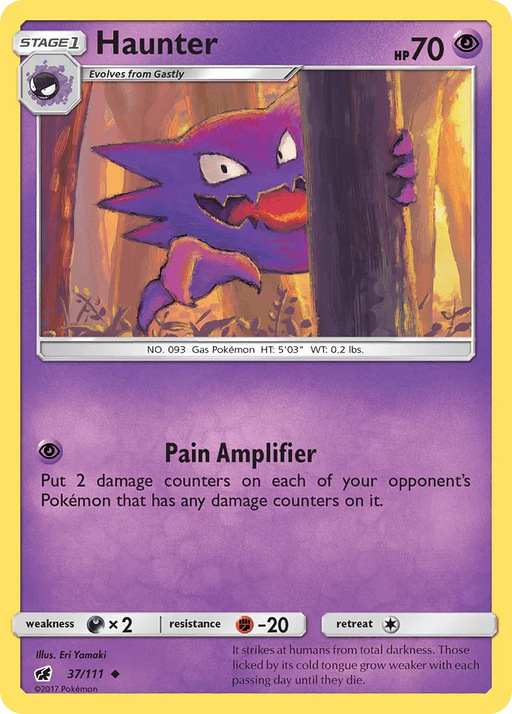 Haunter (37/111) [Sun & Moon: Crimson Invasion] - for just $0.20! 