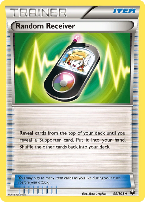 Random Receiver (99/108) [Black & White: Dark Explorers] - for just $0.20! 