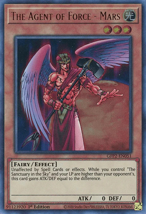 The Agent of Force - Mars [GFP2-EN051] Ultra Rare - for just $0.10! 