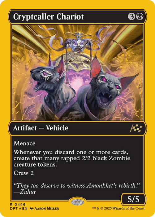 Cryptcaller Chariot (DFT-446) - Aetherdrift Foil - for just $0.52! 