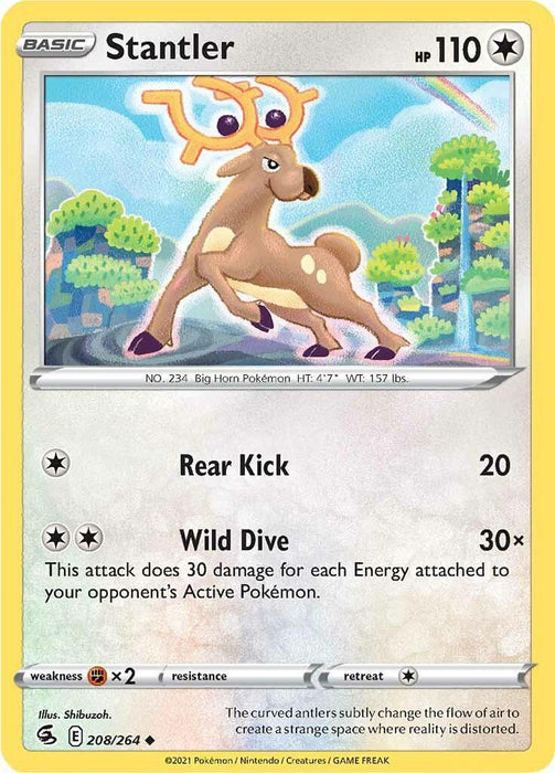 Stantler (208/264) [Sword & Shield: Fusion Strike] - for just $0.10! 