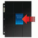 Ultra PRO: Side-Load 18-Pocket Pages - Black (3-Hole / 50-Pack) - for just $0! 