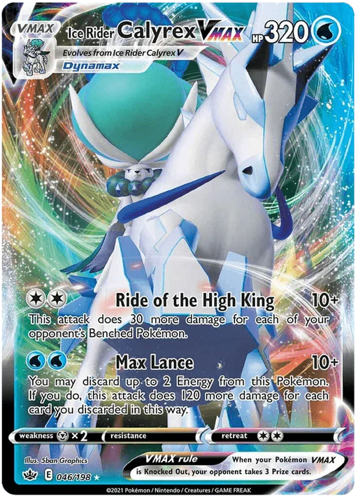 Ice Rider Calyrex VMAX (046/198) [Sword & Shield: Chilling Reign] - for just $0.65! 