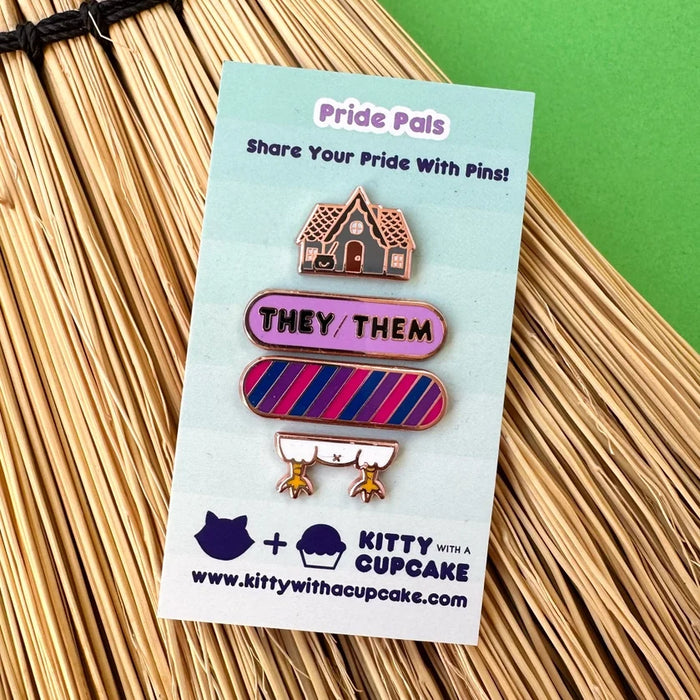 Pride Pals Enamel Pin Set - Baba Yaga - for just $20! 
