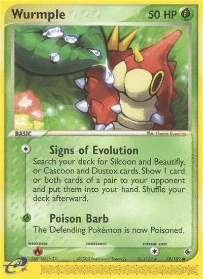 Wurmple (78/109) [EX: Ruby & Sapphire] - for just $0.55! 