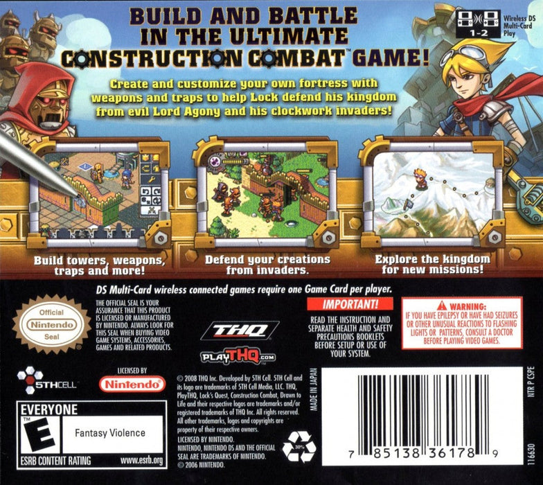 Lock's Quest – Nintendo DS (DS) - for just $13.99! 