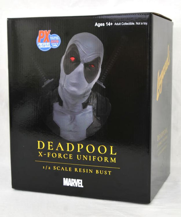 Diamond Select Toys: Marvel - X-Force Deadpool 1/2 Scale Bust Preview Exclusive (2019 SDCC) - for just $149.95! 
