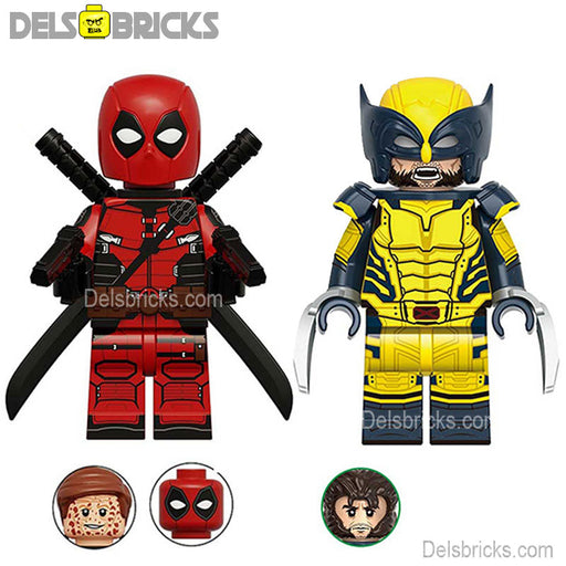 Deadpool  & Wolverine SET OF 2 Marvel MCU Lego Minifigures Custom Toys New - Just $7.99! Shop now at Retro Gaming of Denver