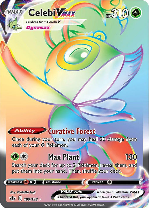 Celebi VMAX (199/198) [Sword & Shield: Chilling Reign] - for just $10.15! 