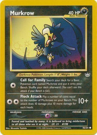 Murkrow (46/64) [Neo Revelation Unlimited] - for just $0.40! 