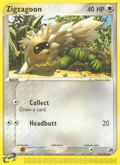 Zigzagoon (85/100) [EX: Sandstorm] - for just $0.30! 