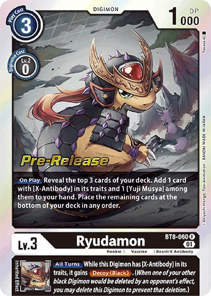 Ryudamon [BT8-060] [New Awakening Pre-Release Cards] - Just $0.25! Shop now at Retro Gaming of Denver