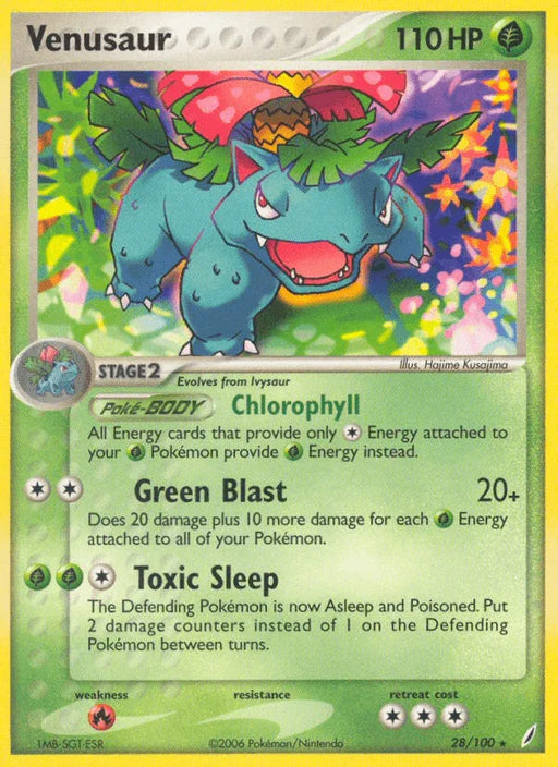 Venusaur (28/100) [EX: Crystal Guardians] - for just $5.85! 