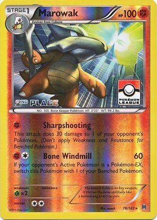 Marowak (78/162) (League Promo 2nd Place) [XY: BREAKthrough] - for just $3.65! 