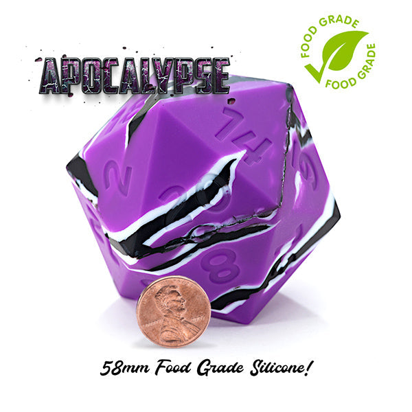58mm 1 Silicone D20 Random EnCounter - Apocalypse Dice - for just $18.99! 
