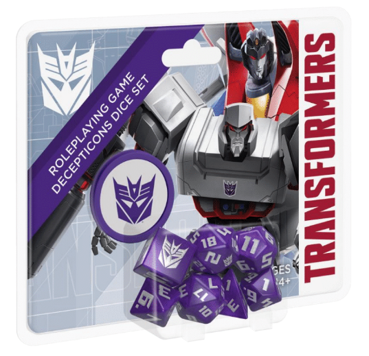 Transformers Decepticons Dice Set - Just $15! Shop now at Retro Gaming of Denver