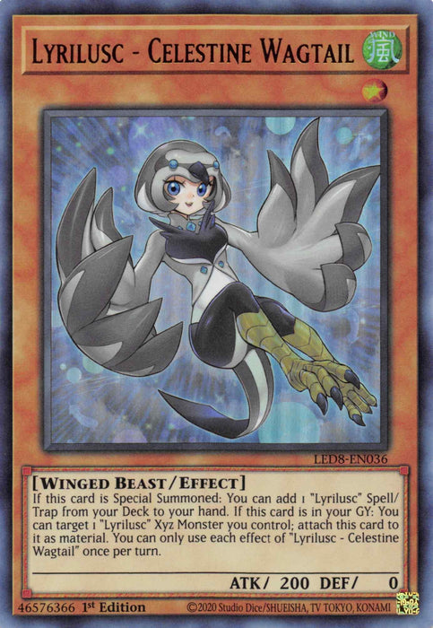 Lyrilusc - Celestine Wagtail [LED8-EN036] Ultra Rare - for just $0.20! 