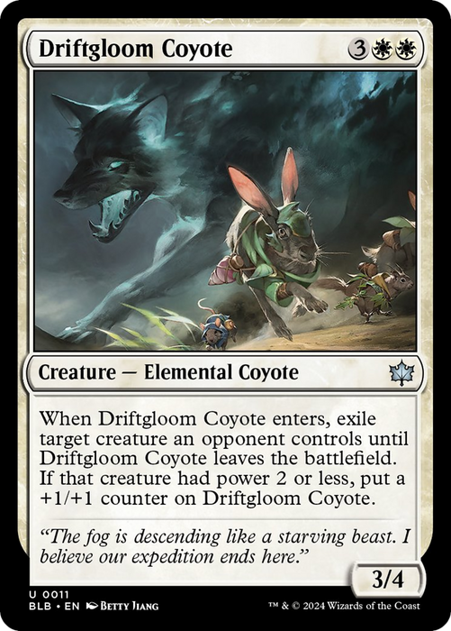 Driftgloom Coyote [Bloomburrow] - Just $0.01! Shop now at Retro Gaming of Denver