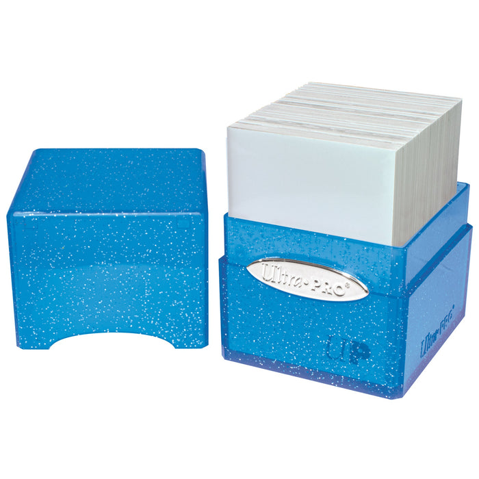 Ultra PRO: Satin Cube - Glitter Blue - for just $0! 