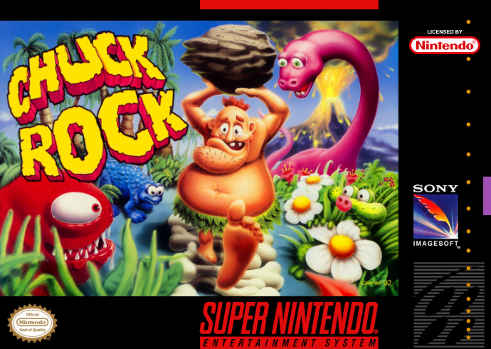 Chuck Rock – Super Nintendo Entertainment System (SNES) - for just $13.99! 