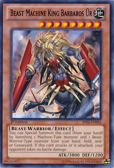 Beast Machine King Barbaros Ur [BP02-EN084] Rare - for just $0.15! 