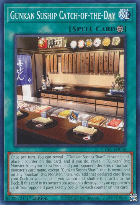 Gunkan Suship Catch-of-the-Day [CYAC-EN066] Common - for just $0.10! 